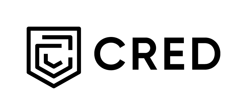 CRED horizontal logo — light